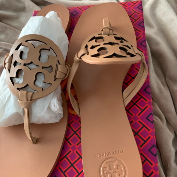 Tory Burch Shoes | Tory Burch Square Toe Miller Sandals | Poshmark